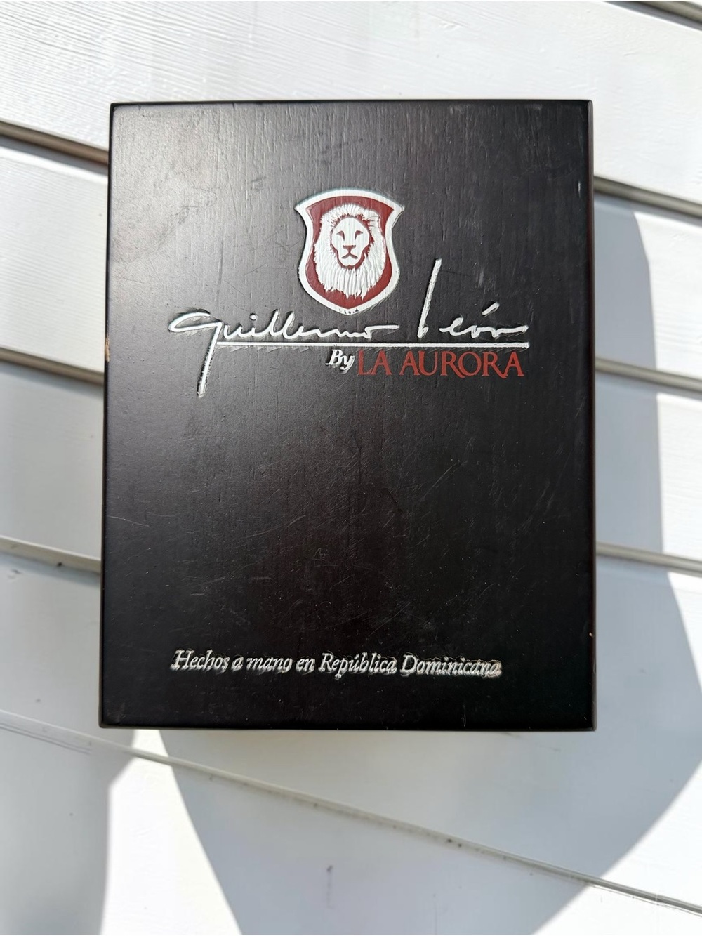 Guillermo León by La Aurora Wood Cigar Box Gran Toro Empty Dominican